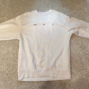 White Nike crewneck
